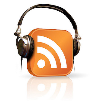 Podcast Logo with Headphones on it