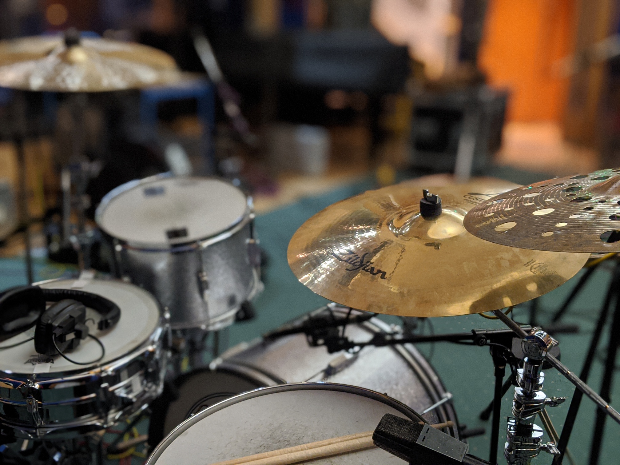 Drumset at Abbey Road Studios, London, EN